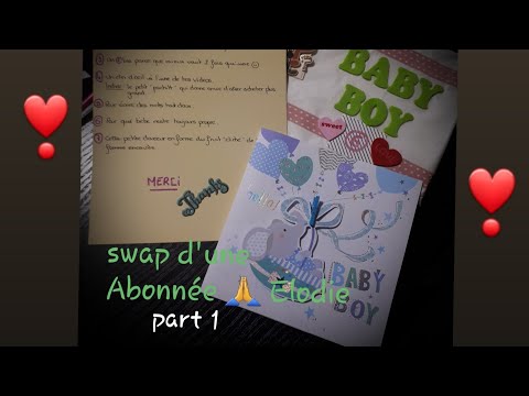 ASMR fr UNBOXING Swap d'une ABONNÉE 1ère partie