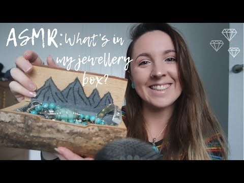 ASMR: WHAT'S IN MY JEWELLERY BOX? (scratching, tapping, crinkling & more)