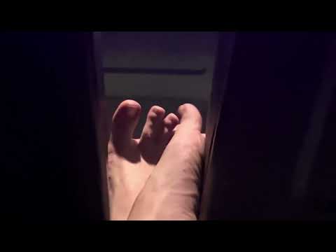 ASMR bare feet at the movies