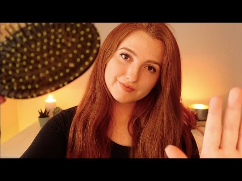 ASMR Helping You Fall Asleep (Hair Brushing, Stress Pulling, Writing, Face Tracing)