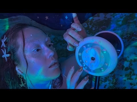 ASMR | Mermaid Picks Pearls Off Your Ears 🧜🏻‍♀️ - Jangly Jewellery, Soft Spoken, Ear To Ear, Visual