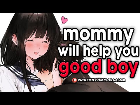 Mommy Girlfriend Comforts Her Good Boy With Kisses... ASMR 3DIO
