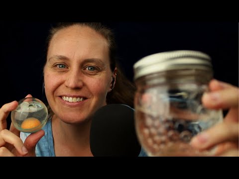 ASMR Liquid Sounds | Water Shaking, Mason Jar Tapping, Spray Bottle, Whispering