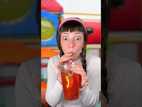 ela foi enganada com o Boba Tea de pimenta 😳 #asmr #funny #satisfying