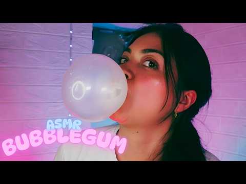 ASMR Chewing Bubblegum | Blowing Bubbles | Chewing Sounds | Tingling | Help You Sleep | #Anglobubbly