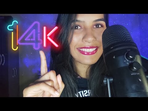 ASMR LIVE ESPECIAL 14K DO CANAL🎉😴 asmrgatilhos #ASMRLIVE
