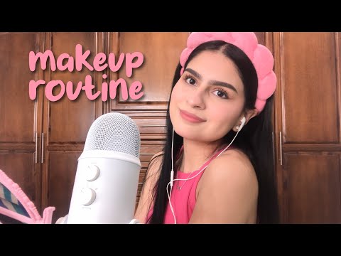 ASMR mi rutina de maquillaje de verano 🩰⋆*.⋆♡