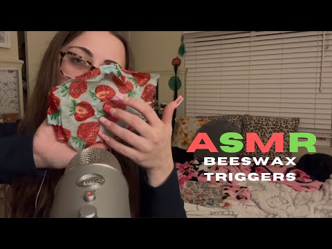 ASMR beeswax triggers *relaxing*tingly*