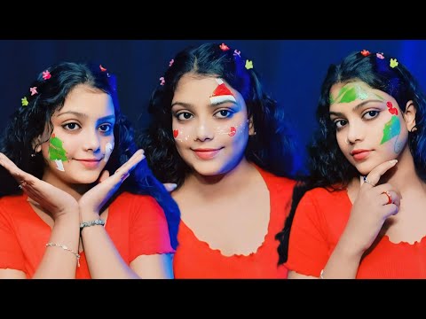 ASMR Christmas Face Painting | With 3 Usefully Hack | 😱🖌️