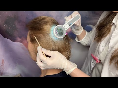 АСМР Осмотр Кожи Головы и Волос (с реальным человеком) • ДЛЯ 10000% СНА И МУРАШЕК! • ASMR Scalp exam