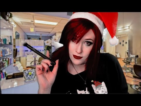 ASMR Really Nice Makeup Artist Does Your Holiday Makeup