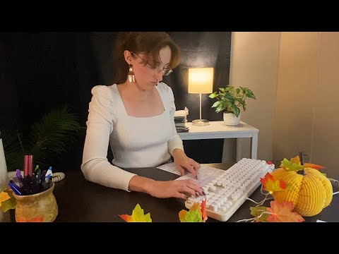 ASMR | ✨Tax Specialist Roleplay PART 2✨ ( typing, soft spoken, paper sounds, file sorting )