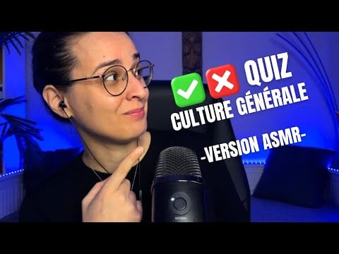 ASMR | TEST DE CULTURE GÉNÉRALE (20 QUESTIONS) 🎓