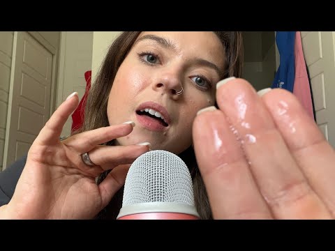 ASMR| 1 Hour of Spit Painting on You! Inaudible Spit Painting, & Painting on My Blue Yeti