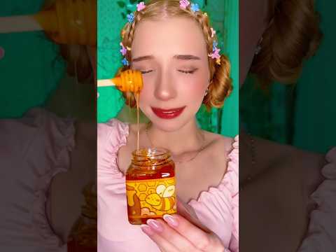 ASMR МЁД ИЛИ СЛАЙМ🍯🐝 *Липкий звук*  #asmr #relax #асмр #asmrsounds