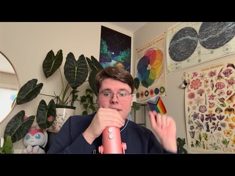 Cupped Whispering Story Time (November Flowers Video 1) | Eclectic ASMR