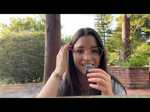 ASMR en la naturaleza 🍂 susurros y scratching 