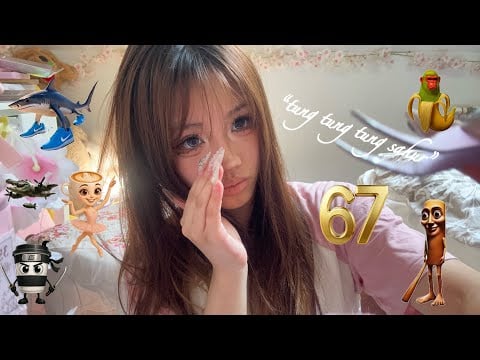 Removing & plucking your brainrot 🧠 | mouth sounds | clicky whispers voice over |trigger words 