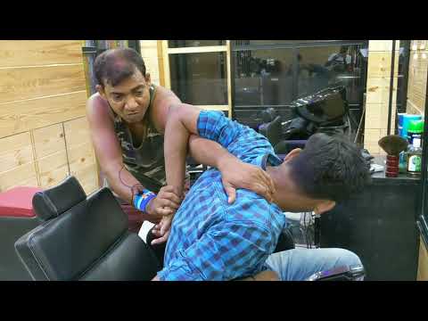 Hair cracking relaxing massage with Ultimate SWAG by Asim Barber asmr