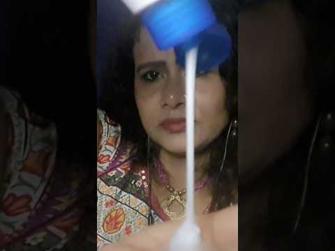 Asmr cleaning Your Face 😌 | Asmr Ghosal #tingles #asmr #acmp #visualtingle #makeup