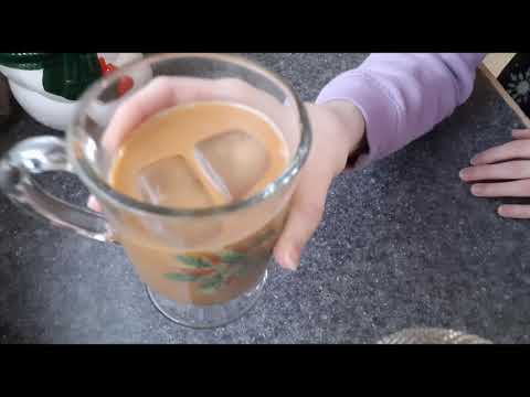 [ASMR] ☕ Making You a French Vanilla Iced Latte 🧊
