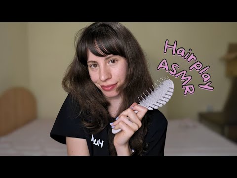 ASMR Relaxing Hair Play | Brushing, Braiding and Touching my Hair🪮🎀