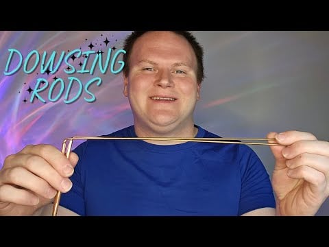 Asking Santa Questions About Christmas Dowsing Rod Session