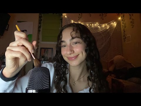 ASMR/ Mic rubbing & brushing to help you relax 🤗🧘🏼‍♀️