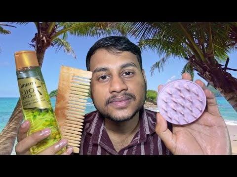 ASMR Let Me Melt Your Stress at the Beach 🌴 Head & Shoulder Massage 😴