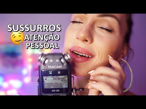 ASMR: SUSSURROS E ATENÇÃO PESSOAL PARA TE AJUDAR A RELAXAR!