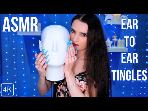 ASMR Deep Inner Ear Tingles👂with the Binaural Head Mic for Sleep 😴 Massage , Scratching ,Tapping etc