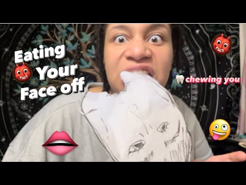 ASMR - Ear 👂 Eating & Face Eating 👄