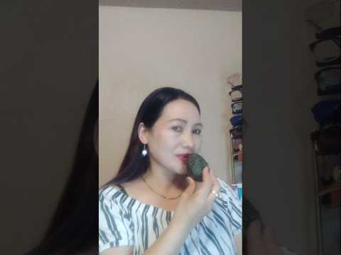 ONE TIME BITE AVOCADO #food #everyone #shortsfeed #mukbang #challenge #onebite