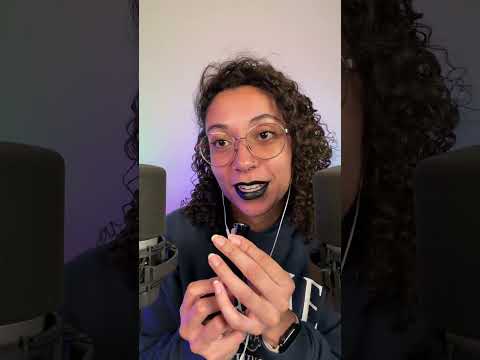 black lipstick is back! #asmr