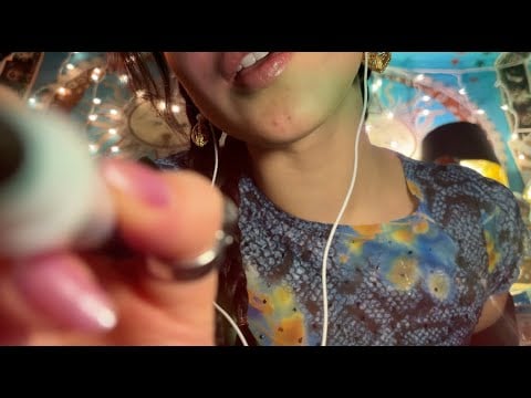 ASMR Girl draws on your face