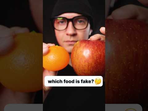 which food is fake? #asmr