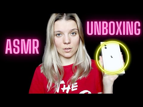 ASMR UNBOXING MY NEW PHONE!