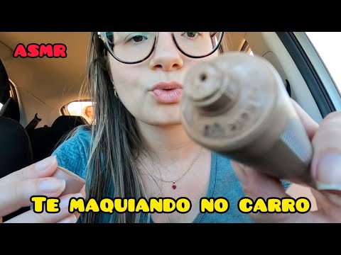 ASMR TE MAQUIANDO DE FRENTE PARA O MAR #asmr