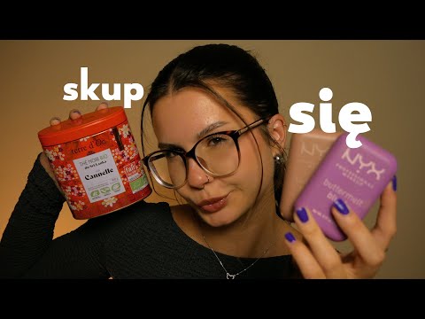 ASMR SKUP SIĘ I WYKONUJ MOJE POLECENIA Z TESTAMI INTUICJI 🙋‍♀️❤️ (follow my instructions for sleep)