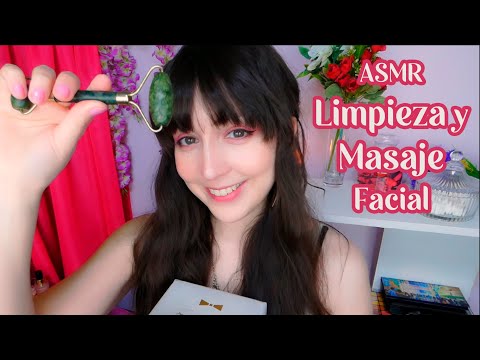 ⭐ASMR Limpieza Facial Y Masaje Relajante: Spa de Primavera 🌸 (Soft Spoken, Layered Sounds)