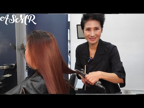 미용실 ASMR  매직 스트레이트 손상모   Magic straight damaged hair/Korean hair salon