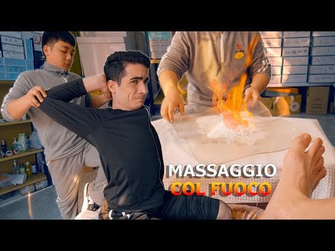 ASMR: HO PROVATO IL MASSAGGIO CINESE AI PIEDI COL FUOCO!