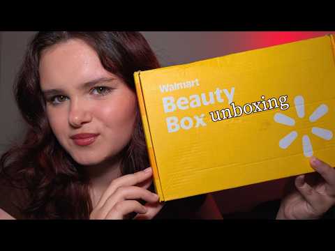 Tingly Autumn Walmart Beauty Box ASMR Unboxing | Mystery Box