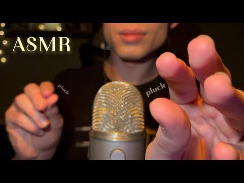 ASMR | Plucking Away Stress & Negative Energy ✨ (hand movements, mouth sounds, personal attention)