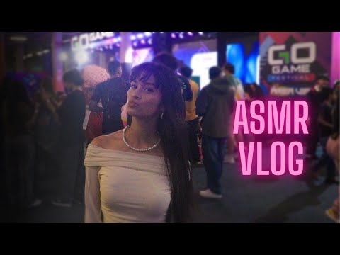 ASMR VLOG| Meu domingo no GO GAME FESTIVAL 🎮