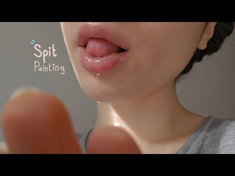 ASMR: Spit Painting YOUR FACE 🫵🏻• no talking • my favorite #asmr 4
