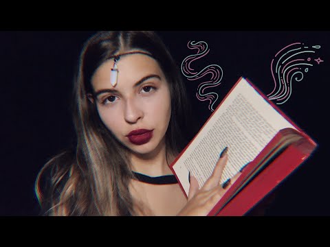 ASMR BRUXA TE RELAXANDO | Escola de Feiticeiros