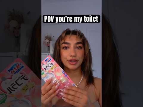 pov you’re my TOILET?? 🚽 #asmr #asmrsounds
