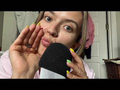 ASMR| Slow & Sensitive Mouth Sounds with Slow Mic Cover Pumping/Swirling