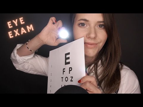 ASMR Dr. Whispers 👁 EYE EXAM 👁 *Augenuntersuchung* ASMR in German/Deutsch